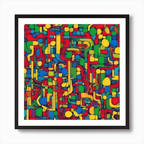 Abstract Art, Rembrandt St. Art Print