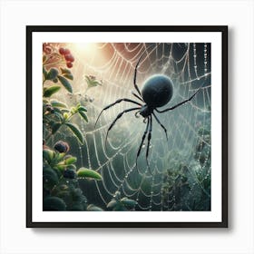 Black Widow Spider Poster