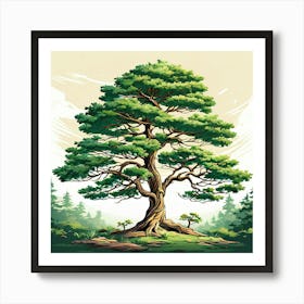 Tree In The Forest Art Print