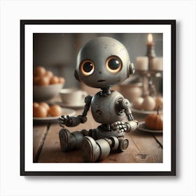 Robot 5 Art Print