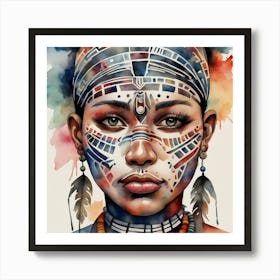 African Girl Art Print