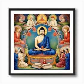 Buddha Was Not A Buddhist, Jesus Was Not A Christian, Muhammad Was Not A Muslim They Were Teachers Who Taught Love 3 Art Print