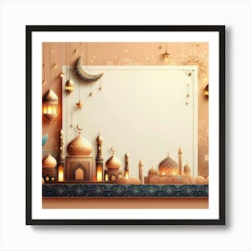 Ramadan Background Art Print