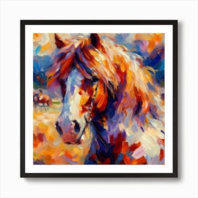 Horse Impressionism Art Print