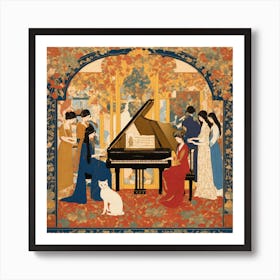 Chinese Music Art Print