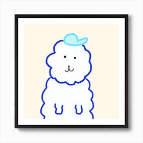 I’m your cool sheep 🐑🧢 Art Print