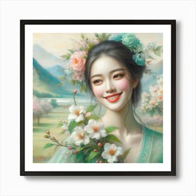 Chinese Girl Art Print