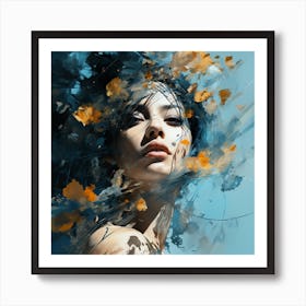 Abstract Painting Poster