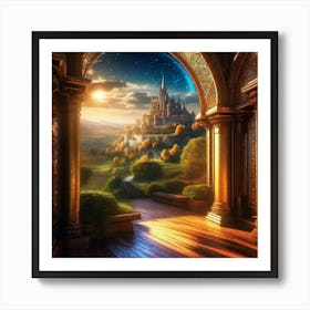 Fairytale Castle 18 Art Print