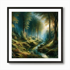 Forest 7 Art Print