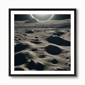 Moon'S Surface 1 Art Print