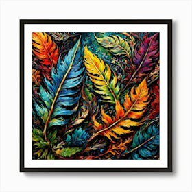 Feathers 7 Art Print