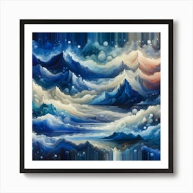 Ocean Waves 1 Art Print