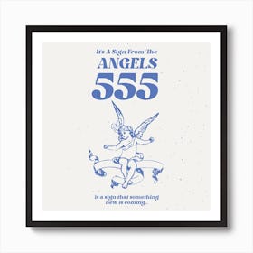 555 Square Art Print