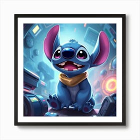 Stitch Art Print