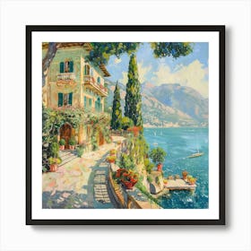 Villa Lante, Memory of Rome 1 Art Print