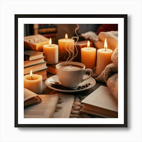 Coffee And Books 19 Art Print