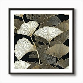 Ginkgo Leaves 29 Art Print