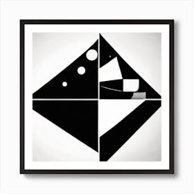 Geometric Triangles Art Print