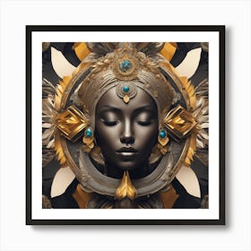 Crowned Elegance Art Print