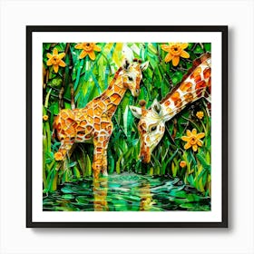 Giraffe Baby - Giraffe Centre Art Print