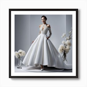 Wedding Dress 9 Art Print