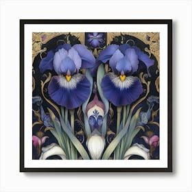 Irises 1 Art Print