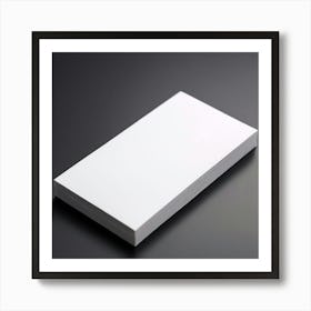 White Box Art Print