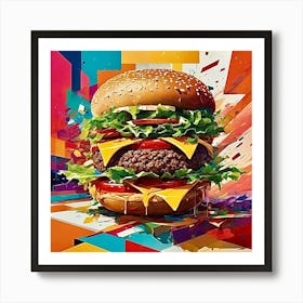 Burger 1 Art Print