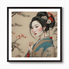 Qing Dynasty 18 Art Print
