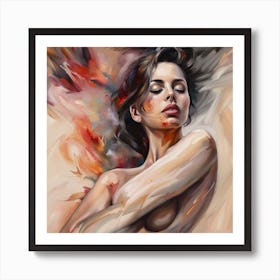 Nude Painting of a Woman 2 Art Print