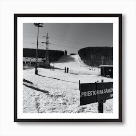 Ski Slovakia Art Print