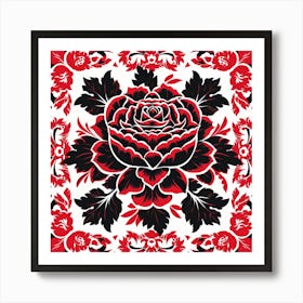 Russian Rose Art Print