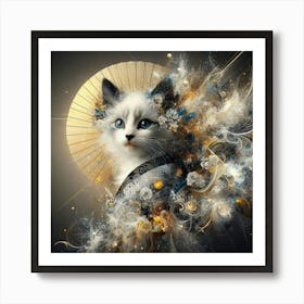 Shinobi Cat Art Print