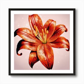 Red Lily 1 Art Print