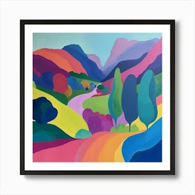 Abstract Travel Collection Slovenia 2 Art Print