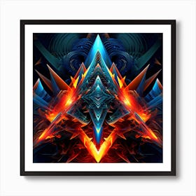 Abstract Psychedelic Art Art Print