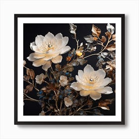 Chinese Lotus Flower Art Print