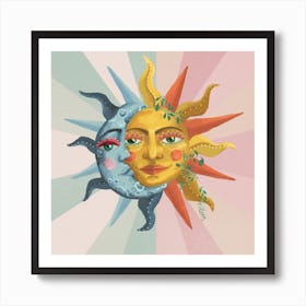 The Sun And The Moon Art Print