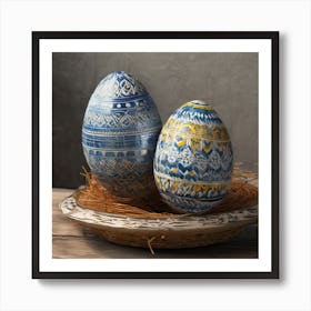 Easter Eggs Art Print