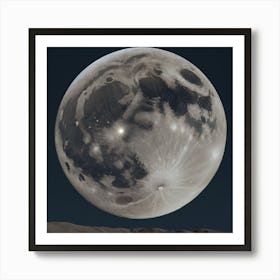 Full Moon Art Print