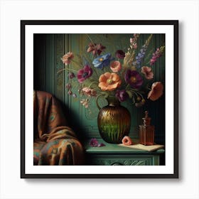 Vase Of Flowers 6 Art Print