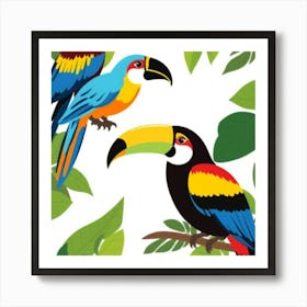 Toucans 7 Art Print