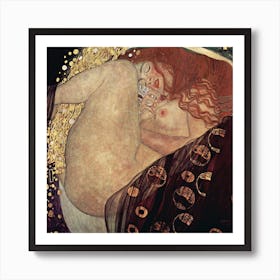 Danae (1907-1908), Gustav Klimt Art Print