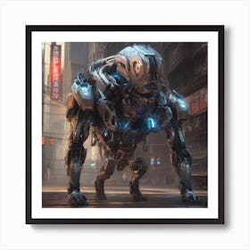 Futuristic Robot #1 Art Print