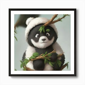 Panda Bear 8 Art Print