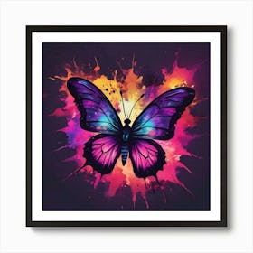 Butterfly Painting 260 Art Print