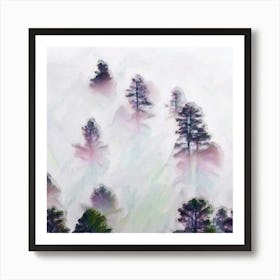 Misty Mountains Art Print