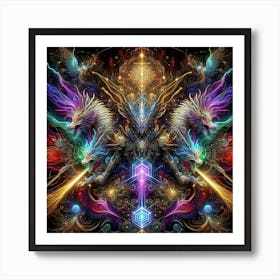 Psychedelic Art 11 Art Print