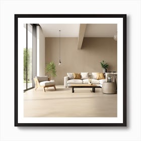 Modern Living Room 1 Art Print